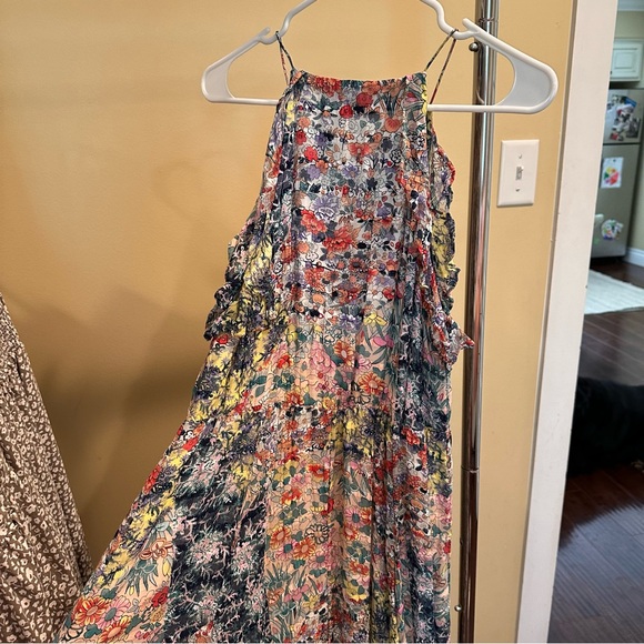Anthropologie Thin Strap Floral Dress - Picture 5 of 6